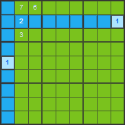 Sudoku Anweisung- eine mögliche Position – schrittweise